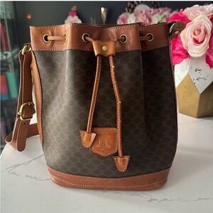 Celine Tan Leather Bag